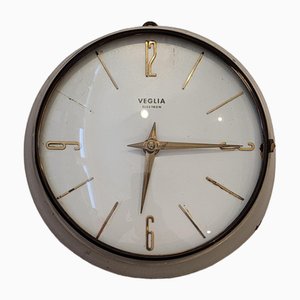 Italian Wall Clock with Battery 1960s