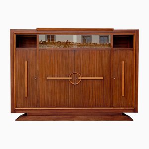 Modernist Art Deco Bookcase / Cabinet attributed to Auguste Vallin, France, 1930s