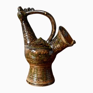 Zoomorphic Pitcher by L Risse, Strasbourg, 1962