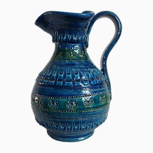 Large Ceramic Pitcher Vase by Aldo Londi for Bitossi, 1970s