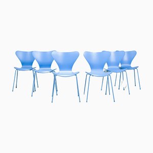 Series 7 Dining Chairs by Arne Jacobsen for Fritz Hansen, 2017, Set of 6