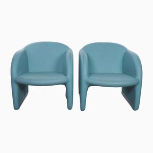 Blue Green Ben Chair by Pierre Paulin for Artifort