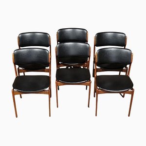 Danish Model 49 Chairs by Erik Buch for Oddense Maskinerei, 1960s, Set of 2
