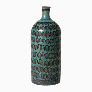 Miniatur Vase aus Steingut von Stig Lindberg für Gustavsberg, 1950er