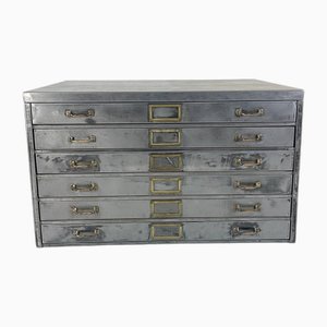 Steel 6 Drawer Plan Chest, 1930s