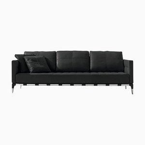 Prive Sofa aus Stahl & Leder von Philippe Starck für Cassina