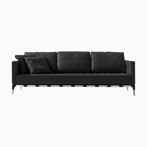 Prive Steel and Leather Sofa by Philippe Starck for Cassina