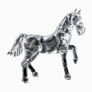 Arnaldo Zanella, Escultura de caballo, años 80, Cristal de Murano