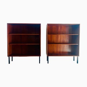 Vintage Danish Bookcases, 1960s, Set of 2