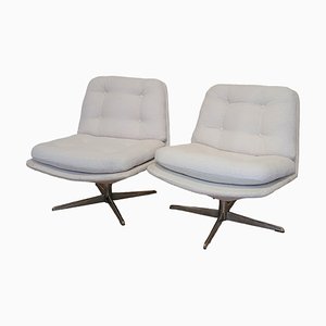 Swivel Lounge Chairs, 20th Century, Set of 2