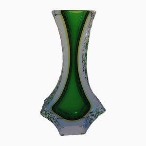 Grüne Vintage Vase, 1960er