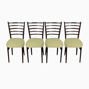 Scandinavian Wooden Chairs, 1960, Set of 4