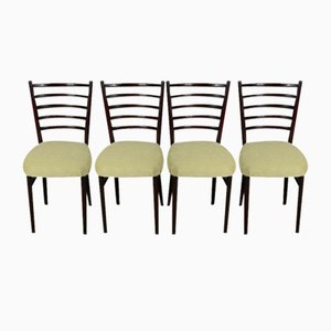 Scandinavian Wooden Chairs, 1960, Set of 4