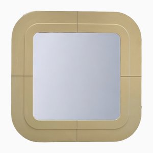 Vintage Square Wall Mirror by Anna Castelli Ferrieri, 1960s
