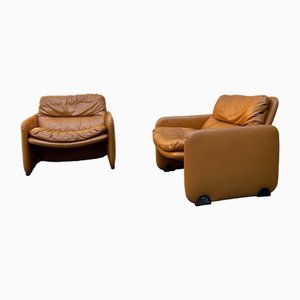 Set of Armchair Sandwich & Doppiosandwich by Ammannati and Vitelli for Brunati, 1970s