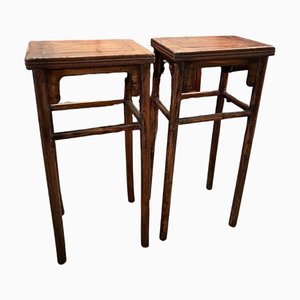 Wooden Tables, Set of 2