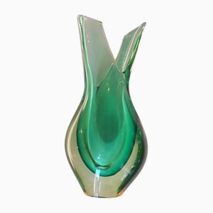 Vase Summerso Murano attribué à Flavio Poli, 1950s