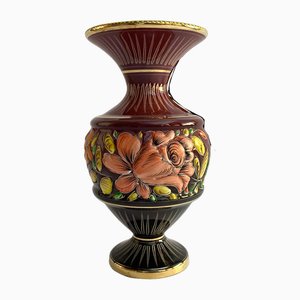 Vaso vintage in ceramica di H. Bequet, Belgio, anni '50