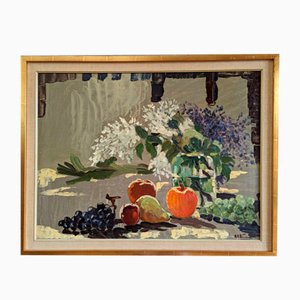 Ripe, Années 1950, Peinture à l'huile, Encadré