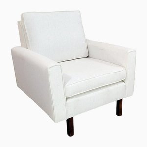 Weißer Vintage Sessel aus Palisander