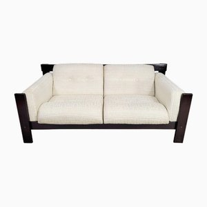 White Two-Seater Sofa by Percival Lafer