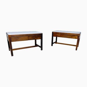 Marble Bedside Tables, Set of 2