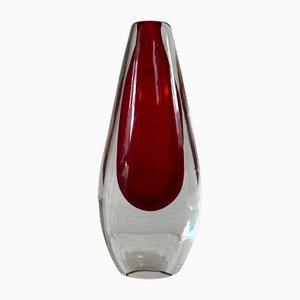 Vase Sommerso Vintage en Verre de Murano, 1960s
