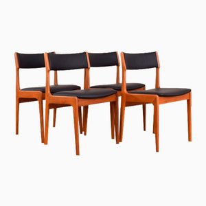 Mid-Century Danish Teak Dining Chairs from Korup Stolefabrik, 1960s, Set of 4