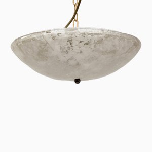 Murano Glass Terrazzo Ceiling Lamp from Massive, 1970s