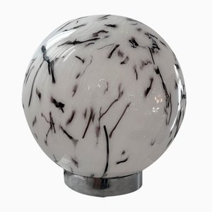 Grande Lampe de Bureau Globe en Verre de Murano, 1970s