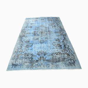 Vintage Turkish Faded Rug, 1960s
