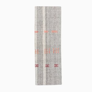 Tapis Kilim Runner Marron et Gris, 1960