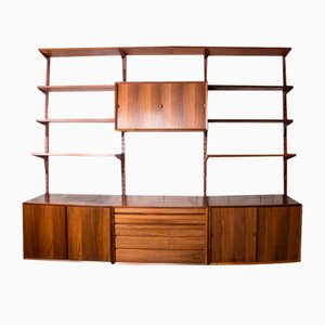 Large Danish Modular Shelf in Rosewood by Poul Cadovius, 1960s