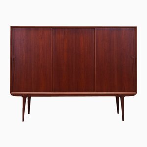 Dänisches Teak Highboard von Omann Jun, 1970er