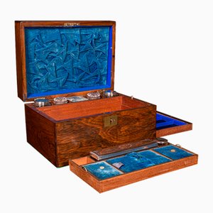 Englischer Regency Kosmetikkoffer, 1820er, 11 . Set