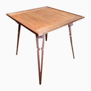 Französischer Vintage Klapptisch, 1960