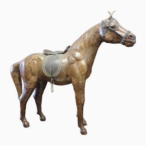 Arts and Crafts Ledermodell eines Pferdes, 1920er