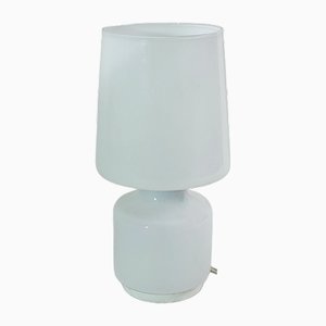 Table Lamp in Layered Milk Glass, Italy, 1960s