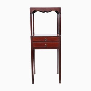 Antique Georgian Mahogany Nightstand, 1800s