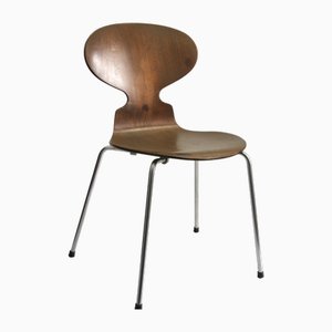 Sedia nr. 3100 in teak di Arne Jacobsen per Fritz Hansen, anni '60