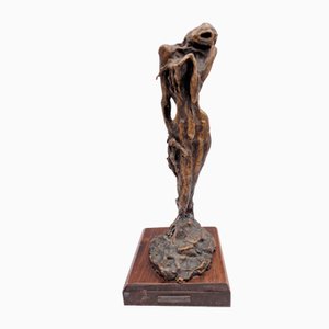 Gabriele Lodi, Figurative Skulptur, 1960er, Bronze