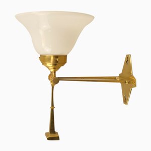 Halbkardanische Wandlampe von Wiener Werkstätte, Wien, 1920er