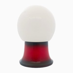 Sphere Table Lamp in Opaline Glass