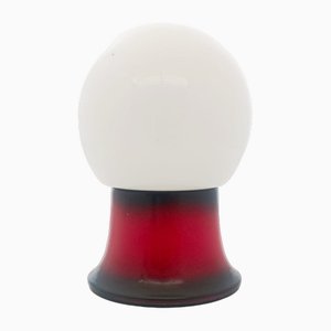 Lampe de Bureau Sphere en Verre Opalin