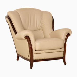 Fauteuil Victoria en Cuir Nieri