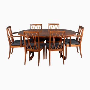 Mid-Century Dining Table & Chairs in Teak by Victor Wilkins for G Plan, 1960s