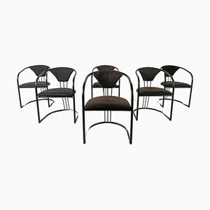 Postmodern Italian Dining Chairs, 1980s, Set of 6