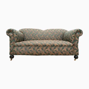 Antique Victorian Chesterfield Drop Arm Sofa, 2010