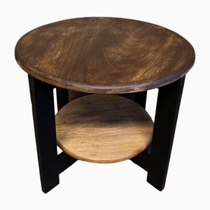 Vintage Art Deco Oak Side Table
