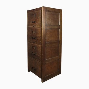 Antique Oak File Cabinet, 1890s